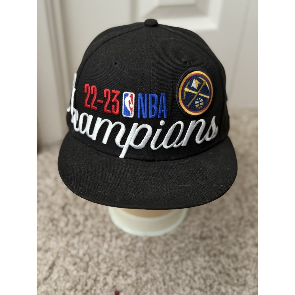 Denver Nuggets 2022-23 NBA Championship Hat Cap Snap Back New Era Authentic